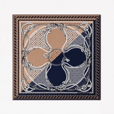 루이비통 여성 스퀘어 스카프 - Louis vuitton Womens Square Scarf 