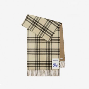 버버리 남/녀 체크 스카프 - Burberry Unisex Checked Scarf 