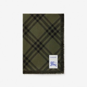 버버리 남/녀 체크 스카프 - Burberry Unisex Checked Scarf 