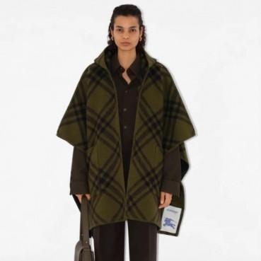 버버리 여성 리버시블 체크 케이프 - Burberry Womens Reversible Check Cape 