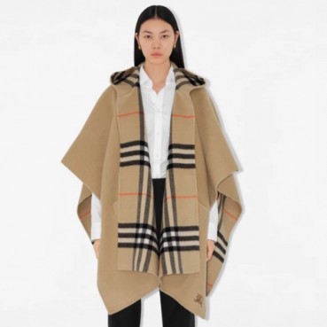 버버리 여성 리버시블 체크 케이프 - Burberry Womens Reversible Check Cape 