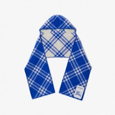 버버리 남/녀 체크 후드 스카프 - Burberry Unisex Checked Hooded Scarf 
