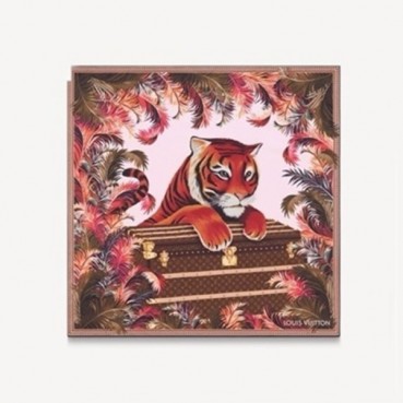 루이비통 여성 프레셔스 타이거 스퀘어 90 - Louis vuitton Womens Precious Tiger Square 90 