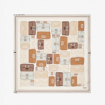 펜디 여성 FF 스퀘어 스카프 - Fendi Womens FF Square Scarf 