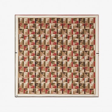 펜디 여성 FF 스퀘어 스카프 - Fendi Womens FF Square Scarf 