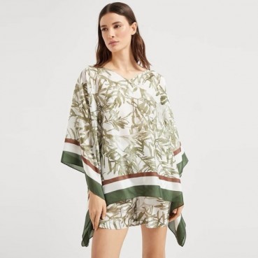 브루넬로쿠치넬리 여성 실크 판쵸 - Brunello Cucinelli Womens Silk Pancho 