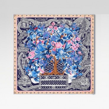 루이비통 여성 실크 스카프 - Louis vuitton Womens Silk Scarf 