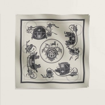 에르메스 남/녀 실크 스카프 - Hermes Unisex Silk Scarf 