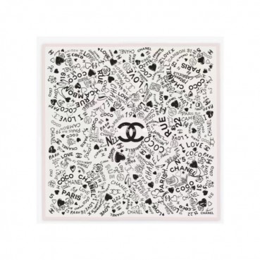 샤넬 여성 그래피티 스카프 - Chanel Womens Graffiti Scarf 