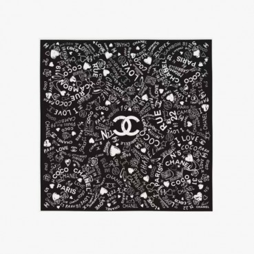 샤넬 여성 그래피티 스카프 - Chanel Womens Graffiti Scarf 