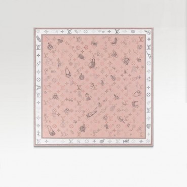 루이비통 여성 실크 스카프 - Louis vuitton Womens Silk Scarf 