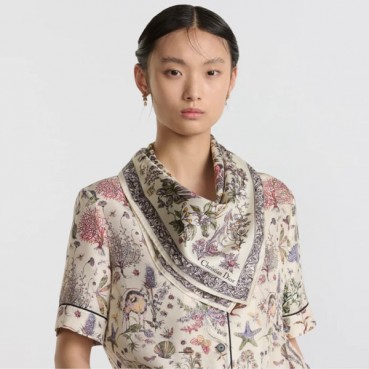 디올 여성 실크 스카프 - Dior Womens Silk Scarf 