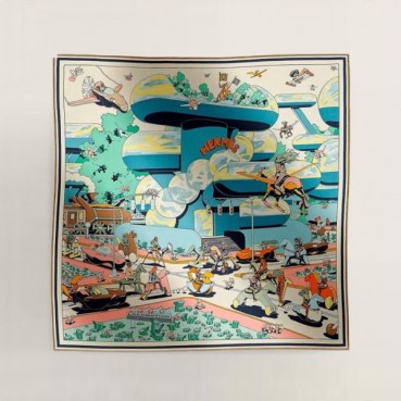 에르메스 여성 실크 스카프 - Hermes Womens Silk Scarf 