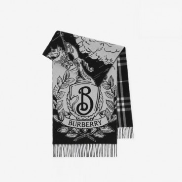 버버리 남/녀 양면 머플러 - Burberry Unisex Reversible Muffler 