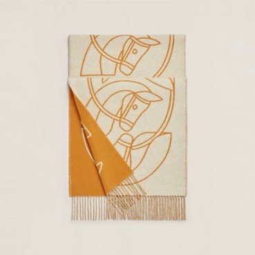 에르메스 여성 양면 머플러 - Hermes Womens Reversible Muffler 