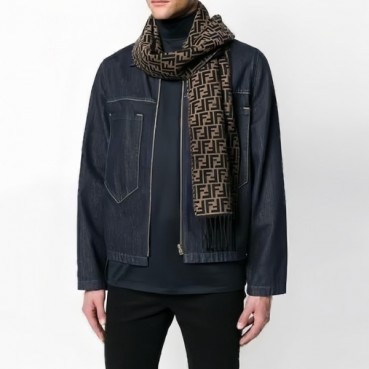 펜디 남성 FF 머플러 - Fendi Mens FF Muffler 