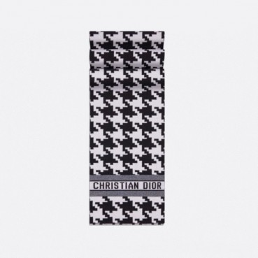 디올 남성 블랙 머플러 - Dior Mens Black Muffler 