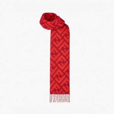펜디 여성 FF 머플러 - Fendi Womens Red Muffler 
