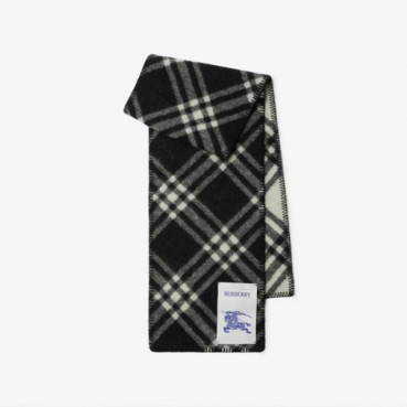버버리 남/녀 체크 머플러 - Burberry Unisex Flanner Muffler 