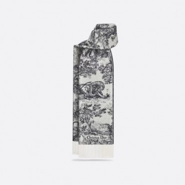 디올 여성 블랙 머플러 - Dior Womens Black Muffler 