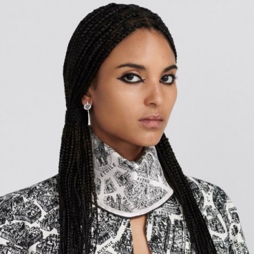 디올 여성 블랙 스카프 - Dior Womens Black Scarf 