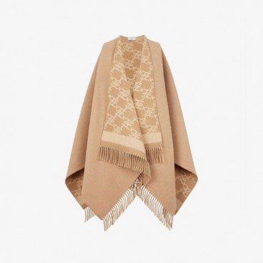 펜디 여성 카멜 판쵸 - Fendi Womens Camel Pancho 