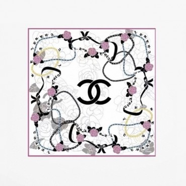샤넬 여성 화이트 스카프 - Chanel Womens White Scarf 