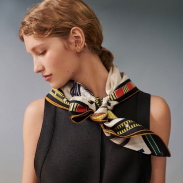 에르메스 여성 화이트 스카프 - Hermes Womens White Scarf 