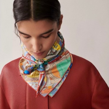 에르메스 여성 화이트 스카프 - Hermes Womens White Scarf 