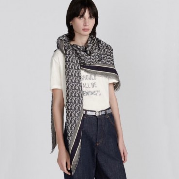 디올 여성 오블리크 머플러 - Dior Womens Oblique Muffler 