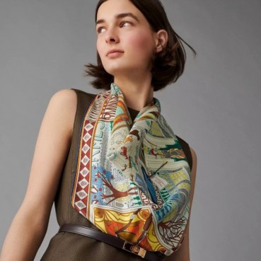 에르메스 여성 그린 스카프 - Hermes Womens Green Scarf 