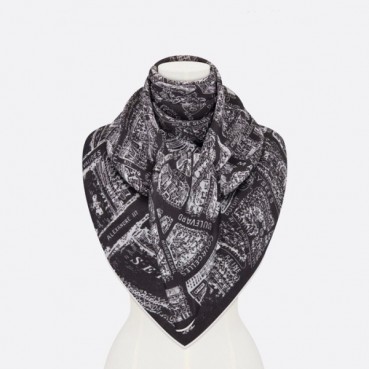 디올 여성 플랑 드 파리 스카프 - Dior Womens Plan de Paris Scarf 