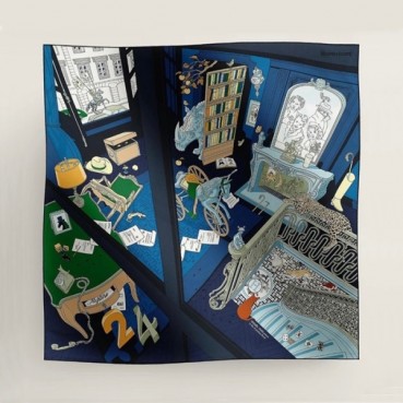 에르메스 여성 블루 스카프 - Hermes Womens Blue Scarf 