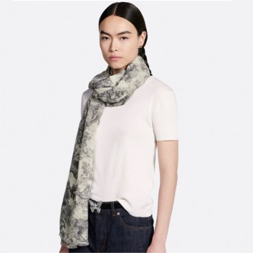 디올 여성 뜨왈 드 주이 스카프 - Dior Womens Toile de Jouy Scarf 