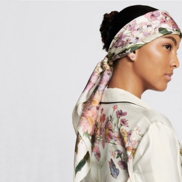 디올 여성 화이트 스카프 - Dior Womens White Scarf 