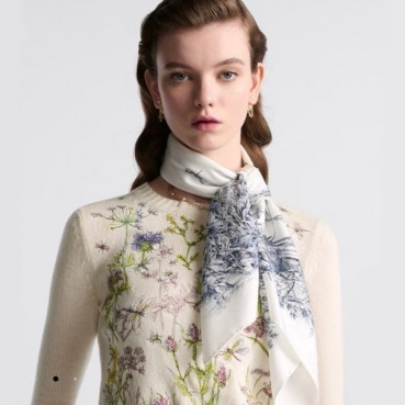 디올 여성 잠자리 스카프 - Dior Womens White Scarf 