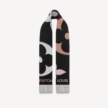 루이비통 여성 블랙 머플러 - Louis vuitton Womens Black Muffler 