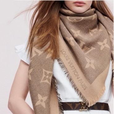 루이비통 여성 베이지 스카프 - Louis vuitton Womens Scarf 