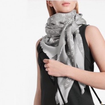루이비통 여성 그레이 스카프 - Louis vuitton Womens Scarf 
