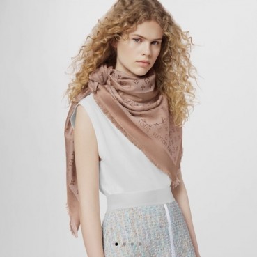 루이비통 여성 베이지 스카프 - Louis vuitton Womens Scarf 