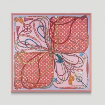 루이비통 여성 레드 스카프 - Louis vuitton Womens Scarf 
