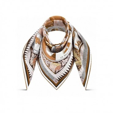 루이비통 여성 브라운 스카프 - Louis vuitton Womens Scarf 