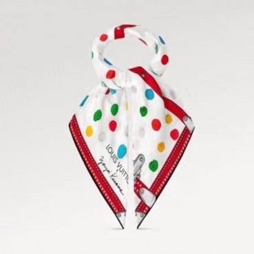 루이비통 여성 화이트 스카프 - Louis vuitton Womens Scarf 