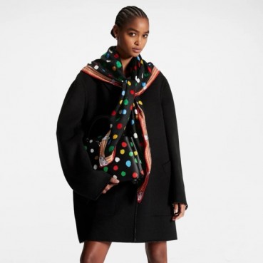 루이비통 여성 블랙 스카프 - Louis vuitton Womens Scarf 