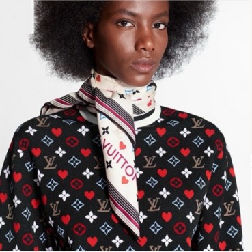 루이비통 여성 화이트 스카프 - Louis vuitton Womens Scarf 