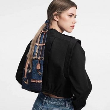 루이비통 여성 네이비 미차 - Louis vuitton Womens Navy Scarf 
