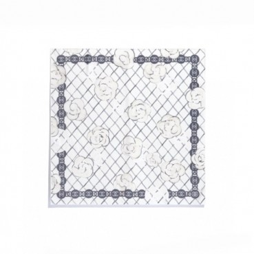 샤넬 여성 까멜리아 스카프 - Chanel Womens White Scarf 