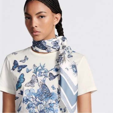 디올 여성 블루 스카프 - Dior Womens Blue Scarf 