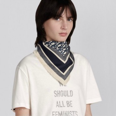 디올 여성 네이비 스카프 - Dior Womens Navy Scarf 