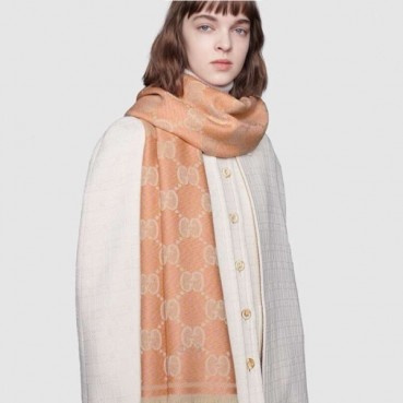 구찌 여성 오렌지 머플러 - Gucci Womens Orange Muffler 